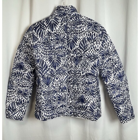 Lilly Pulitzer Marilee Reversible Puffer Jacket Sz 8 New - Picture 4 of 10